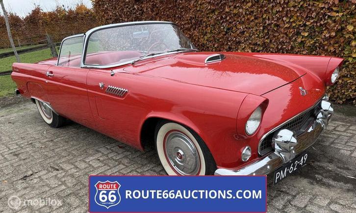 Ford Thunderbird | 1955 | Route 66 Auctions, Autos, Oldtimers & Ancêtres, Entreprise, Achat, Ford, Essence, Autre carrosserie