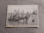 Oude prentkaart Zeebrugge haven en vismarkt, Verzenden
