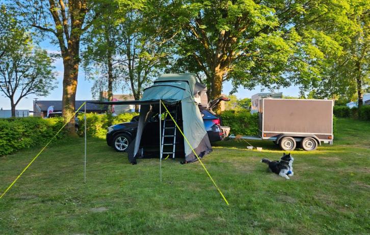 Tente de toit + auvent + remorque bagagère, Caravans en Kamperen, Tenten, Ophalen