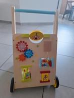 Loopwagentje houten, Kinderen en Baby's, Speelgoed | Houten speelgoed, Ophalen, Zo goed als nieuw