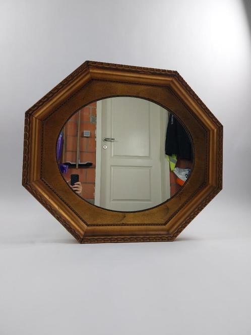 Grote Achthoekige Spiegel, Antiek en Kunst, Antiek | Spiegels, 50 tot 100 cm, Minder dan 100 cm, Overige vormen, Ophalen
