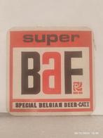 Ancien sous-bock Super BAF ., Enlèvement ou Envoi, Comme neuf, Sous-bock, Autres marques