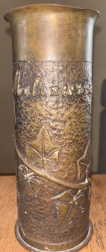 Te koop obus,’trench art’,WO1 1919 beschikbaar voor biedingen