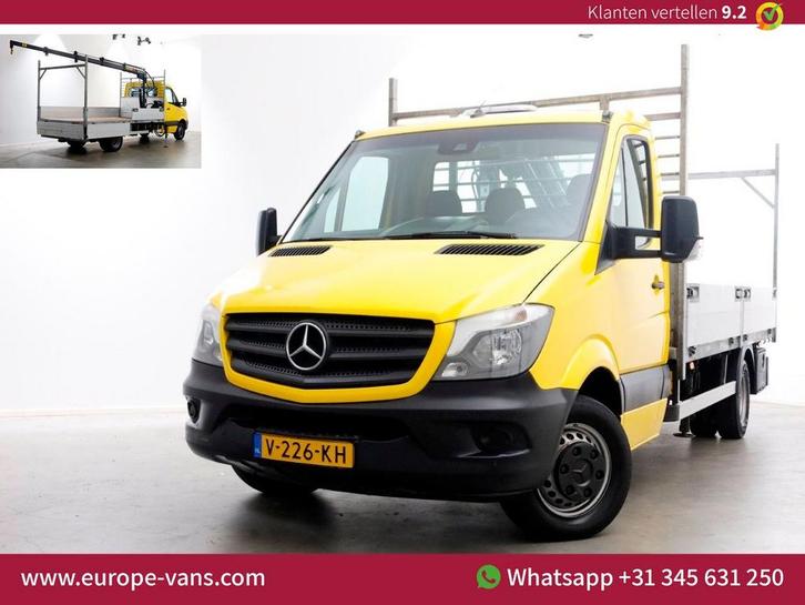 Mercedes-Benz Sprinter 514 CDI 143pk E6 Open Laadbak+HIAB T-, Auto's, Bestelwagens en Lichte vracht, Bedrijf, ABS, Airconditioning