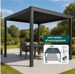 NIEUW Luxe Overkapping Antraciet 3x3m, Ophalen, Nieuw, Tuinpaviljoen