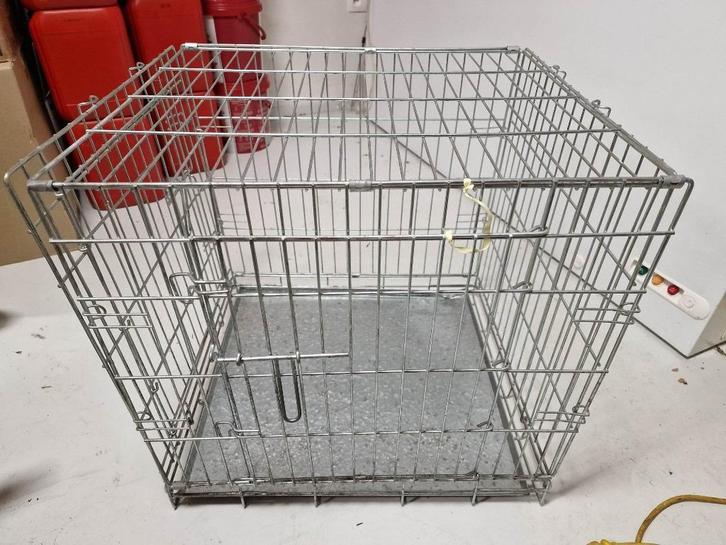 Bench/draadkooi v.honden/kattenofandere huisdieren staal-alu, Dieren en Toebehoren, Hondenbenches, Ophalen of Verzenden