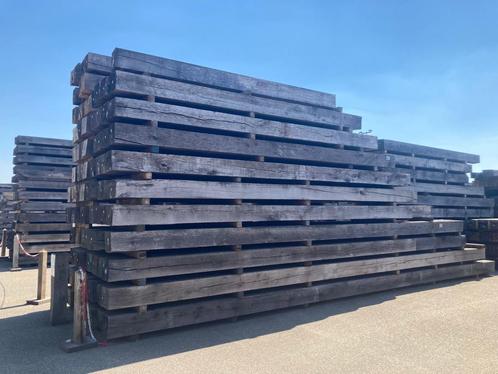 Frans eiken balken winddroog, Doe-het-zelf en Bouw, Hout en Planken, Nieuw, Balk, Eiken, 300 cm of meer, 50 mm of meer, Ophalen
