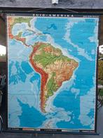 Wandkaart Zuid-Amerika, Postzegels en Munten, Ophalen