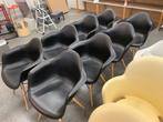 Laatste 9 stoelen type Design Eames, Maison & Meubles, Chaises, Comme neuf, Noir, Enlèvement, Cinq, Six Chaises ou plus