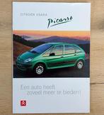 Citroën Xsara Picasso brochure BE-NL 1998 met prijzen, Livres, Autos | Brochures & Magazines, Citroën, Utilisé, Enlèvement ou Envoi