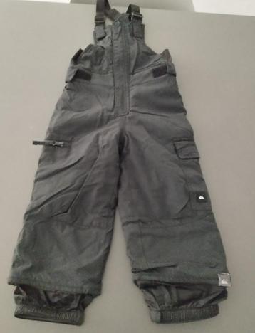 Quiksilver skibroek zwart en Skivest – maat 3 kind beschikbaar voor biedingen