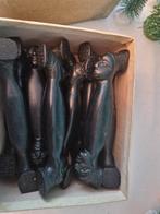 Ebbenhouten messenhouder, Antiek en Kunst, Ophalen of Verzenden