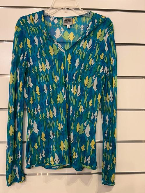 Versace Jeans Couture longsleeve., Kleding | Dames, Topjes, Zo goed als nieuw, Maat 42/44 (L), Overige kleuren, Lange mouw, Ophalen of Verzenden