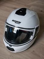 Nolan N100-5 Classic Metal White | Systeemhelm, Ophalen of Verzenden, Systeemhelm, Nolan