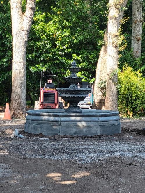 Fontein met verdiepte rand, Tuin en Terras, Waterpartijen en Fonteinen, Nieuw, Fontein, Beton, Ophalen of Verzenden