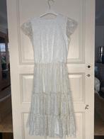 robe longue blanche avec détails dorés, Robe ou Jupe, GYMP., Enlèvement ou Envoi, Comme neuf