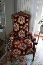 Antieke hoge fauteuil, Antiek en Kunst, Antiek | Meubels | Stoelen en Sofa's, Ophalen