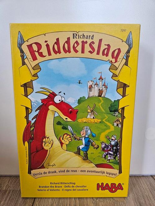 Richard Ridderslag - Haba, Hobby en Vrije tijd, Gezelschapsspellen | Kaartspellen, Zo goed als nieuw, Ophalen