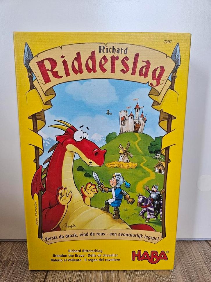 Richard Ridderslag - Haba, Hobby en Vrije tijd, Gezelschapsspellen | Kaartspellen, Zo goed als nieuw, Ophalen