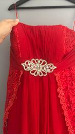 Robe de cérémonie rouge, Kleding | Dames, Gelegenheidskleding, Ophalen of Verzenden, Zo goed als nieuw
