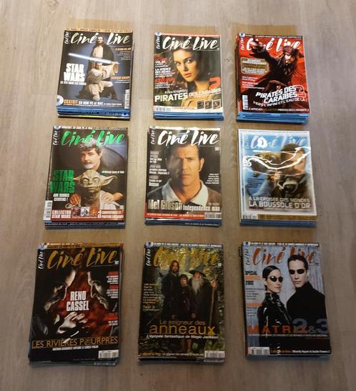Ciné Live - Pak van 132 tijdschriften, Verzamelen, Tijdschriften, Kranten en Knipsels, Tijdschrift, 1980 tot heden, Ophalen of Verzenden