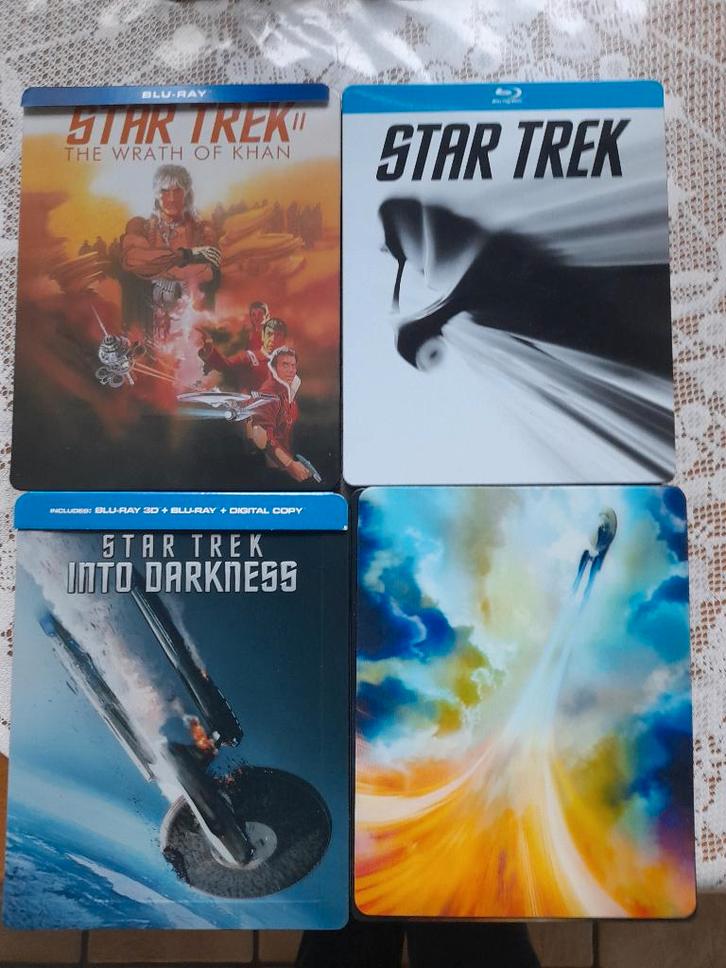 Star Trek II and Star Trek Kelvin line steelbooks, Cd's en Dvd's, Blu-ray, Gebruikt, Science Fiction en Fantasy, 3D, Verzenden