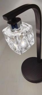 ICE CUBE TIGER TAFELLAMP JAAR 80/90, LAMPE DE TABLE GLACON TIGRE ANNEE 80/90, Ophalen of Verzenden, Minder dan 50 cm, Glas