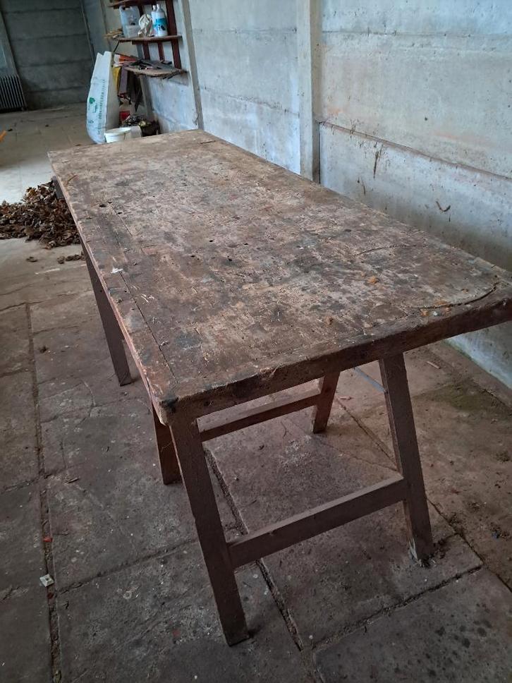 2 tréteaux et plan de travail, Bricolage & Construction, Établis, Utilisé, Enlèvement
