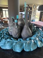 Plateau met kaarsen, Huis en Inrichting, Ophalen, Kunststof, Gebruikt, 25 tot 50 cm