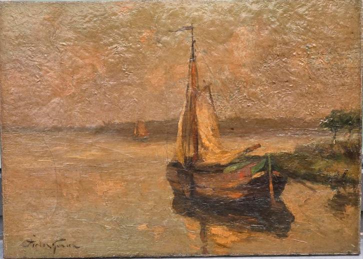 Pieter gorus, Antiek en Kunst, Kunst | Schilderijen | Klassiek, Ophalen of Verzenden