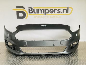 BUMPER Ford S Max SMax 6xpdc 2015-2019 em2v-17h772 VOORBUMPE beschikbaar voor biedingen