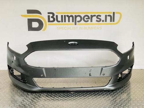BUMPER Ford S Max SMax 6xpdc 2015-2019 em2v-17h772 VOORBUMPE, Auto-onderdelen, Carrosserie, Bumper, Voor, Gebruikt, 6 maanden garantie