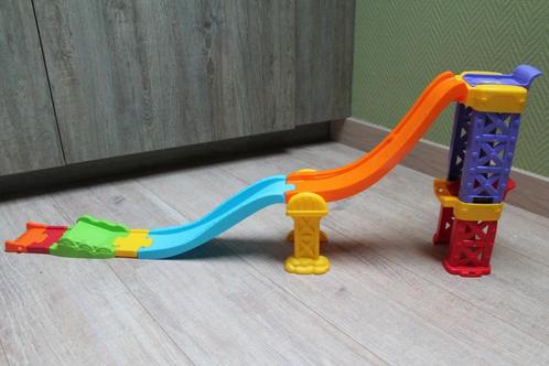 Lanceer- en racebaan Toet toet auto’s vtech, Kinderen en Baby's, Speelgoed | Racebanen, Zo goed als nieuw, Racebaan, Handmatig