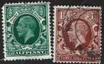 2 Postzegels Groot-Brittannië 1934 Koning George V, Postzegels en Munten, Postzegels | Thematische zegels, Ophalen of Verzenden