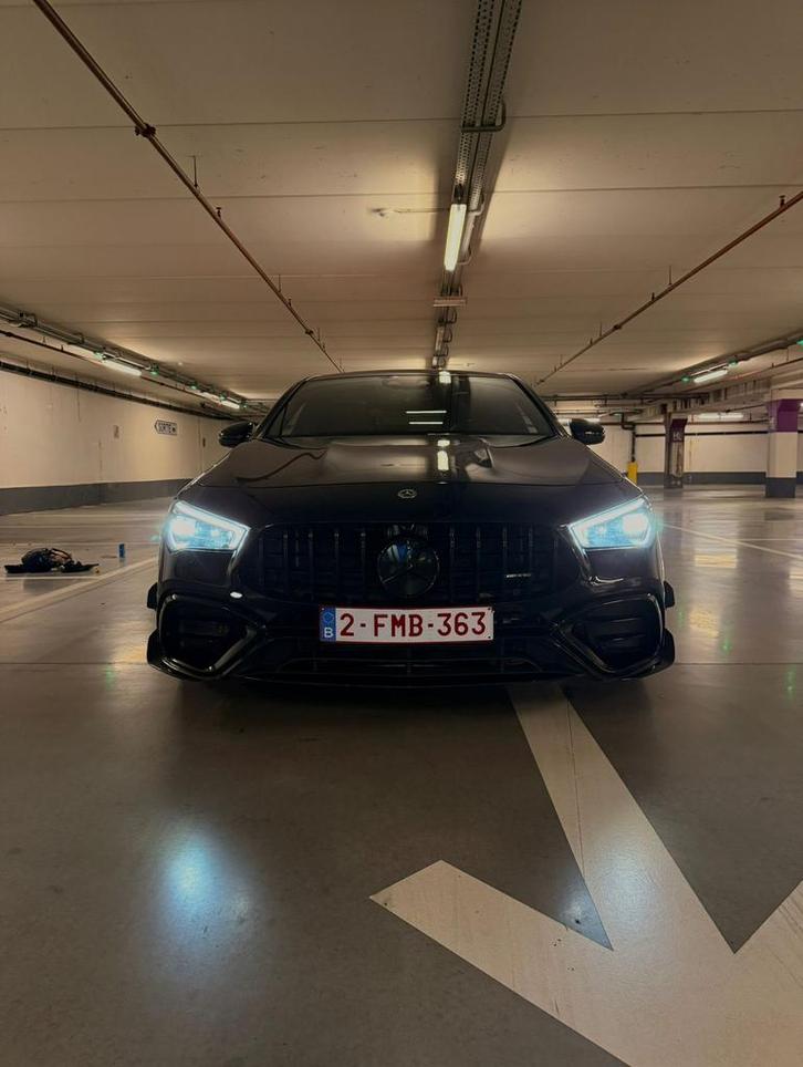 CLA 45S, Auto's, Mercedes-Benz, Particulier, CLA, Apple Carplay, Benzine, Coupé, 5 deurs, Automaat, Zwart, Zwart, Leder, Vierwielaandrijving