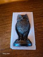 Statue hibou avec bougeoir, Ophalen of Verzenden, Nieuw, Zwart, Minder dan 25 cm
