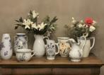 verschillende mooie landelijke vazen porselein en getekend, Huis en Inrichting, Woonaccessoires | Vazen, Minder dan 50 cm, Gebruikt