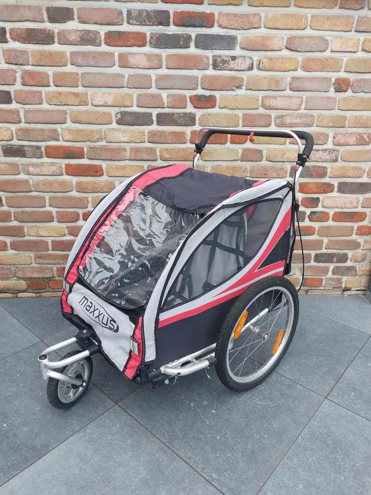 Fietskar (2 personen), Vélos & Vélomoteurs, Accessoires vélo | Remorques, Enlèvement ou Envoi