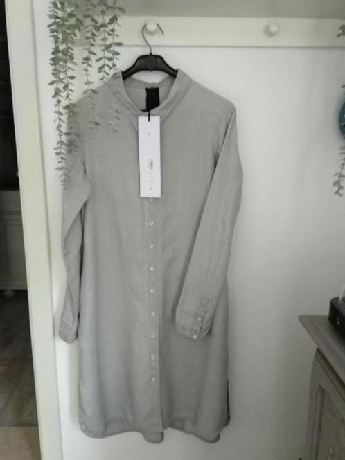 Rundholz tuniek / jas 100% linnen S Nieuw!, Kleding | Dames, Blouses en Tunieken, Nieuw, Maat 36 (S), Grijs, Ophalen