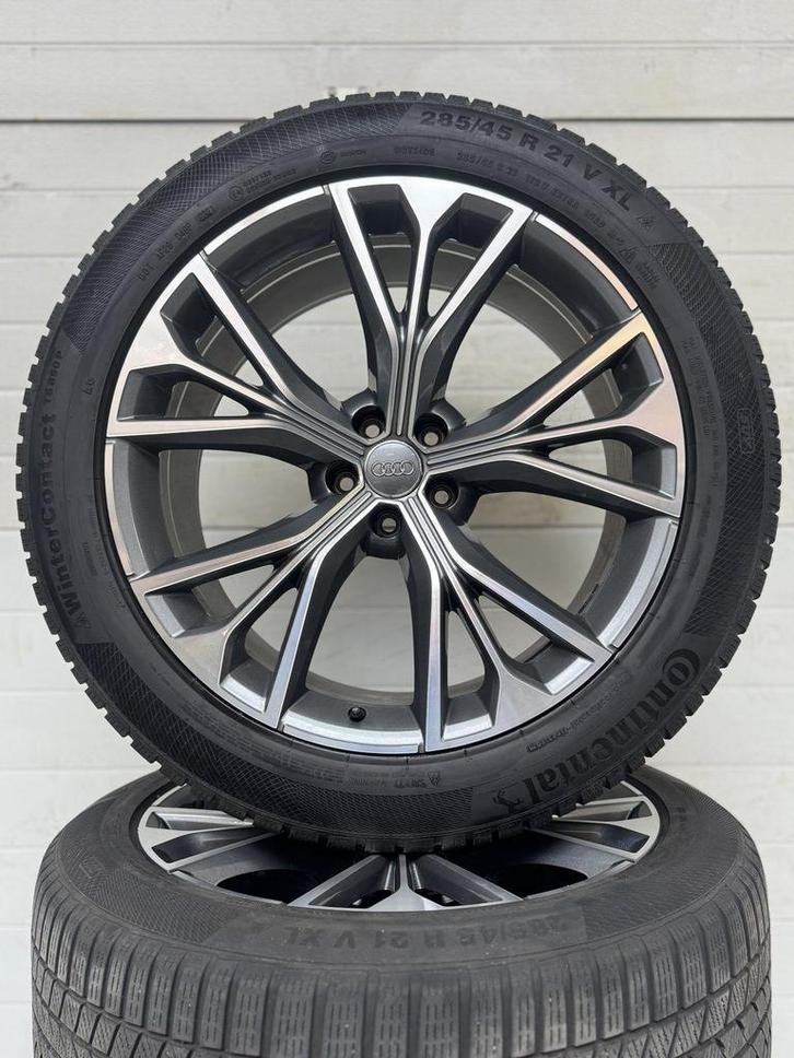 21” AUDI Q8 RSQ8 SQ8 ETRON VELGEN WINTERBANDEN ORIG, Auto-onderdelen, Banden en Velgen, Banden en Velgen, Winterbanden, 21 inch
