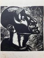 houtsnede Jan Frans Cantré (1886-1931), Antiek en Kunst, Ophalen of Verzenden