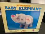 Jamina Baby Elephant Battery operated 1990's - works perfect, Jongen of Meisje, Ophalen of Verzenden, Zo goed als nieuw