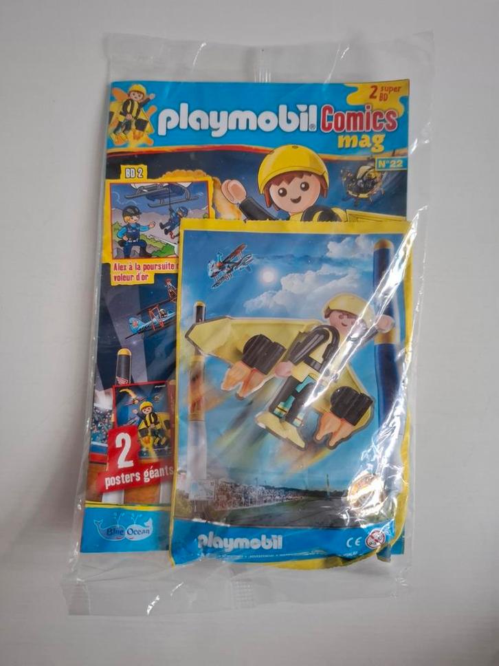 Magazine Playmobil Comics mag n22 français + figurine scell, Enfants & Bébés, Jouets | Playmobil, Neuf, Ensemble complet, Enlèvement ou Envoi