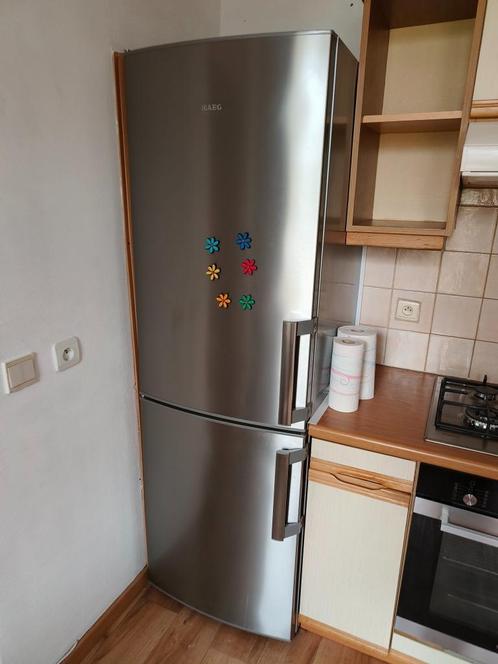AEG koelkast met vriesvak, Elektronische apparatuur, Koelkasten en IJskasten, Gebruikt, Met vriesvak, 200 liter of meer, 160 cm of meer