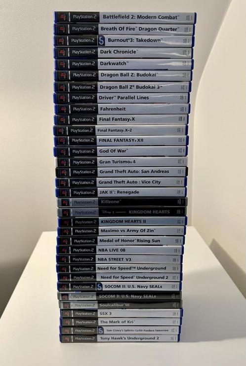 Playstation 2 Games (33 Stuks), Games en Spelcomputers, Games | Sony PlayStation 2, Zo goed als nieuw, Ophalen