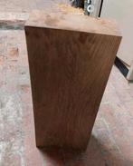 Bloc rectangulaire en chêne, Enlèvement