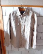 beige fluwelen hemd voor heren, maat 43-44, Ophalen of Verzenden, Zo goed als nieuw, Beige