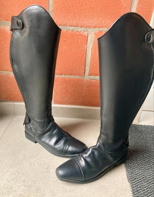 HKM Rijlaarzen maat 41 inclusief toebehoren, Dieren en Toebehoren, Paardrijkleding, Zo goed als nieuw, Ophalen