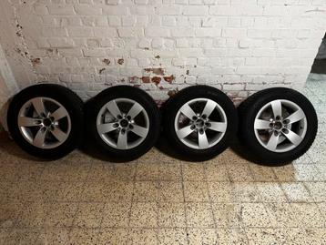 4x Jantes BMW Série 5 - E60 / E61 avec pneus hiver Goodyear beschikbaar voor biedingen
