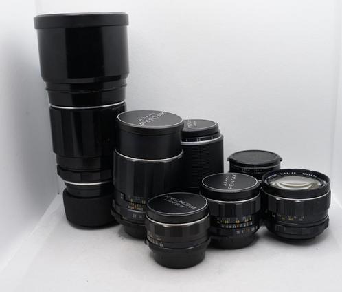 Lot Pentax Takumar Lenzen, Audio, Tv en Foto, Fotocamera's Analoog, Gebruikt, Spiegelreflex, Pentax, Ophalen of Verzenden